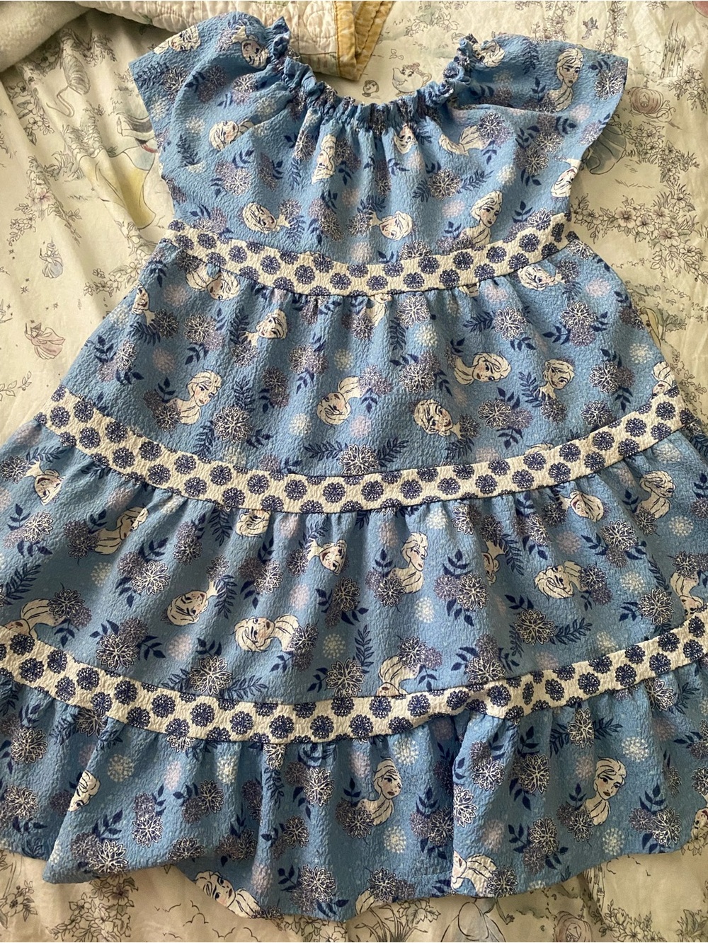 Blue Elsa Frozen dress 5T